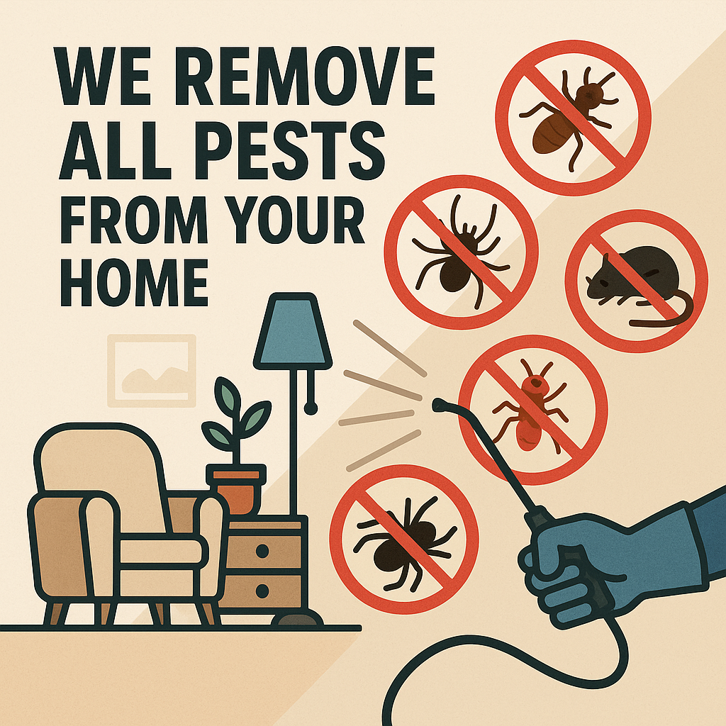 Remove pest from your home in lucknow by pure pest solutions pvt ltd